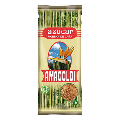 Azúcar Amagoldi morena de caña 1 Kg